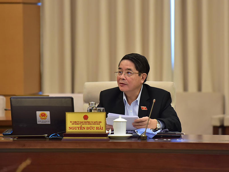 Chủ nhiệm Uỷ ban tài chính - Ngân sách Nguyễn Đức Hải.