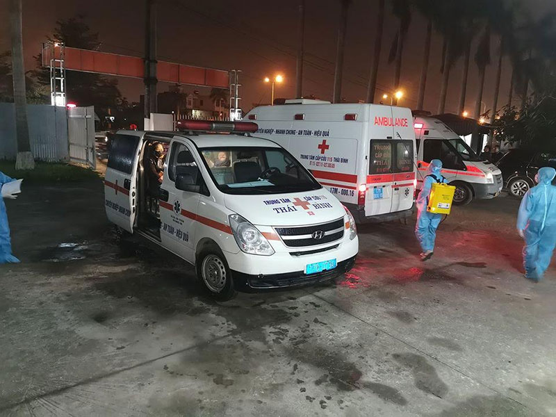 Khu cách ly tập trung số 3 KTX trường Đại học Thái Bình tiếp nhận 183 trường hợp liên quan đến bệnh viện Bạch Mai.