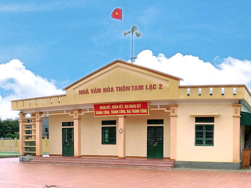 Nhà văn hóa thôn Tam Lạc 2 - xã Vũ Lạc.