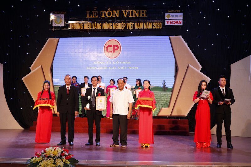 CPV nhận giải thưởng “Thương hiệu vàng nông nghiệp Việt Nam 2020”
