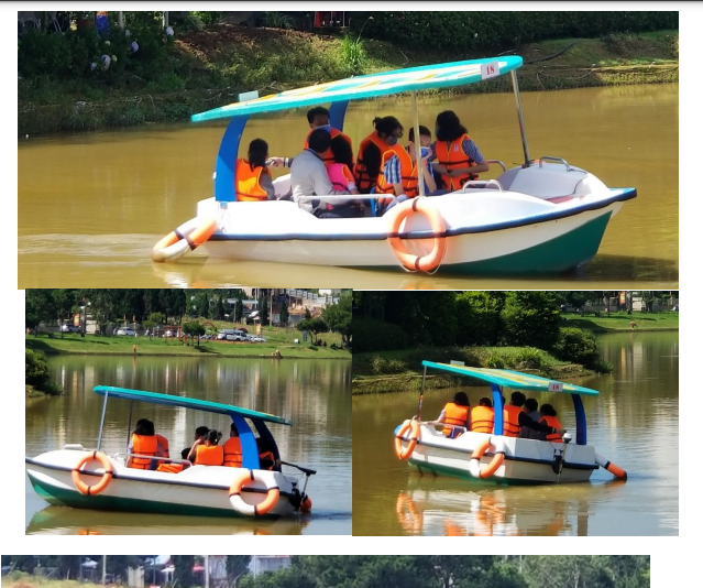 Hoạt động du lịch bằng xuống máy trái phép trên hồ Xuân Hương