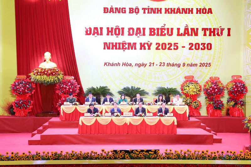 Ðại hội đại biểu Ðảng bộ tỉnh Khánh Hòa lần thứ I, nhiệm kỳ 2025 - 2030 đã biểu quyết thông qua dự thảo Chương trình hành động của Ban Chấp hành Đảng bộ tỉnh nhiệm kỳ 2025 - 2030.