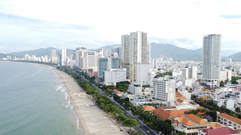 Nhiều Dự án ở trung tâm TP Nha Trang (cũ), tỉnh Khánh Hòa không đấu giá, đấu thầu. Ảnh: Linh Đan