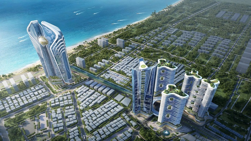 Phối cảnh Trung tâm tài chính tại Đà Nẵng