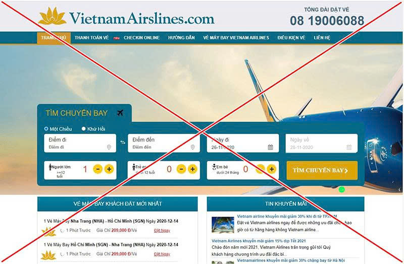 C&aacute;c đối tượng thường chạy quảng c&aacute;o tr&ecirc;n mạng x&atilde; hội với những lời mời gọi hấp dẫn như &ldquo;v&eacute; Tết si&ecirc;u rẻ&rdquo;, &ldquo;combo nghỉ dưỡng gi&aacute; sốc&rdquo;, &ldquo;ưu đ&atilde;i ph&uacute;t ch&oacute;t&rdquo;... Những trang n&agrave;y sử dụng h&igrave;nh ảnh, logo v&agrave; t&ecirc;n gọi gần giống với c&aacute;c thương hiệu uy t&iacute;n, khiến người mua kh&oacute; ph&acirc;n biệt.