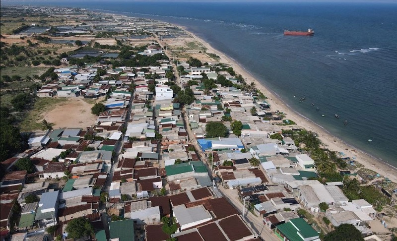 Dự &aacute;n th&agrave;nh phần 1: Di d&acirc;n t&aacute;i định cư, giải ph&oacute;ng mặt bằng Dự &aacute;n Nh&agrave; m&aacute;y Điện hạt nh&acirc;n Ninh Thuận 1 sẽ được triển khai tại x&atilde; Phước Dinh. Ảnh: T.X