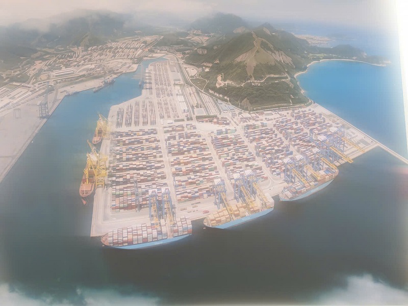 M&ocirc; phỏng Bến cảng container Li&ecirc;n Chiểu trong tương lai. Ảnh: Linh Đan