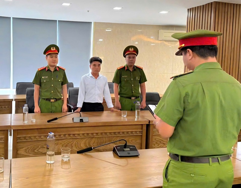 Huỳnh Văn Lo (SN 1978, tr&uacute; phường B&agrave;n Thạch, TP Đ&agrave; Nẵng), Gi&aacute;m đốc C&ocirc;ng ty TNHH X&acirc;y dựng Thương mại Ph&aacute;t triển L.H về h&agrave;nh vi &ldquo;Sản xuất, bu&ocirc;n b&aacute;n h&agrave;ng giả l&agrave; thực phẩm&rdquo;.