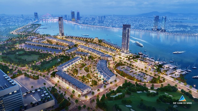 Phối cảnh tổng thể Dự án Marina Complex tại bờ Đông sông Hàn