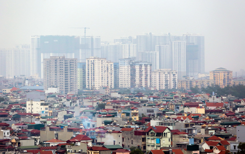 Một số chủ đầu tư Dự án chung cư tại thị trường Hà Nội đang gặp không ít khó khăn trong việc bán hàng. Ảnh: Ngọc Thành