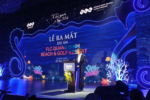 Ông Đặng Tất Thắng – Phó Tổng giám đốc Tập đoàn FLC phát biểu tại sự kiện.