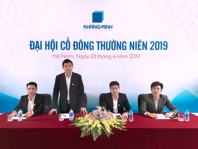 Đại hội cổ đông Khang Minh 2019 đã thông qua những quyết định quan trọng trong chiến lược phát triển giai đoạn mới.