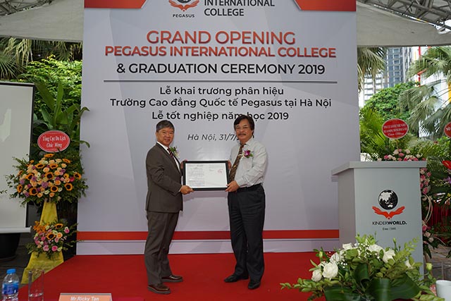 KinderWorld khai trương Phân hiệu Trường Cao đẳng Quốc tế Pegasus tại Hà Nội