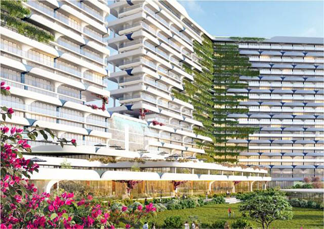 Phối cảnh tổng thể căn hộ du lịch Cam Ranh Bay Hotels & Resorts