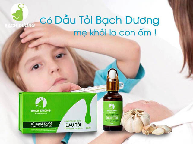 Có dầu tỏi Bạch Dương mẹ khỏi lo con ốm