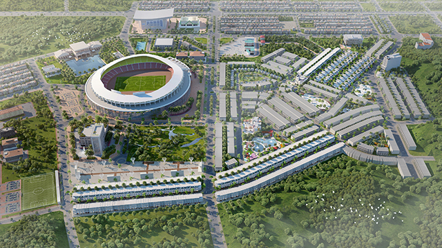 FLC Olympia Lao Cai nằm trong tổ hợp văn hóa – thể thao lớn nhất tỉnh Lào Cai