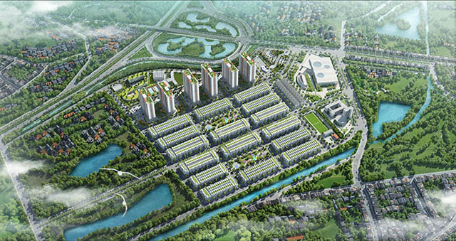 Him Lam Green Park dành gần 50% diện tích để xây dựng các tiện ích cộng đồng và mảng xanh