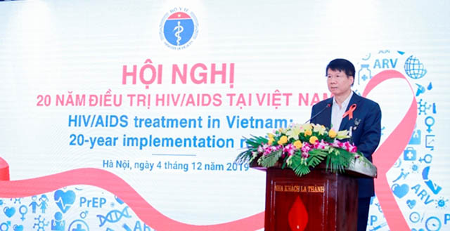 Thứ trưởng Bộ Y tế Trương Quốc Cường phát biểu tại Hội nghị