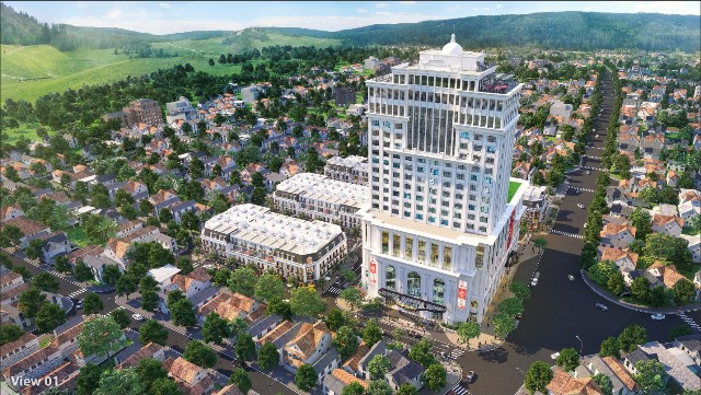 Vincom Shophouse Hà Giang nổi bật với khách sạn Vinpearl 20 tầng (Ảnh