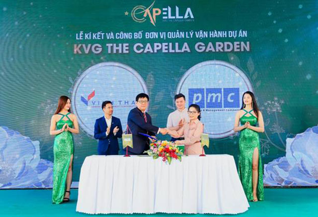  Lễ ký kết và công bố đơn vị quản lý vận hành Dự án KVG The Capella Garden