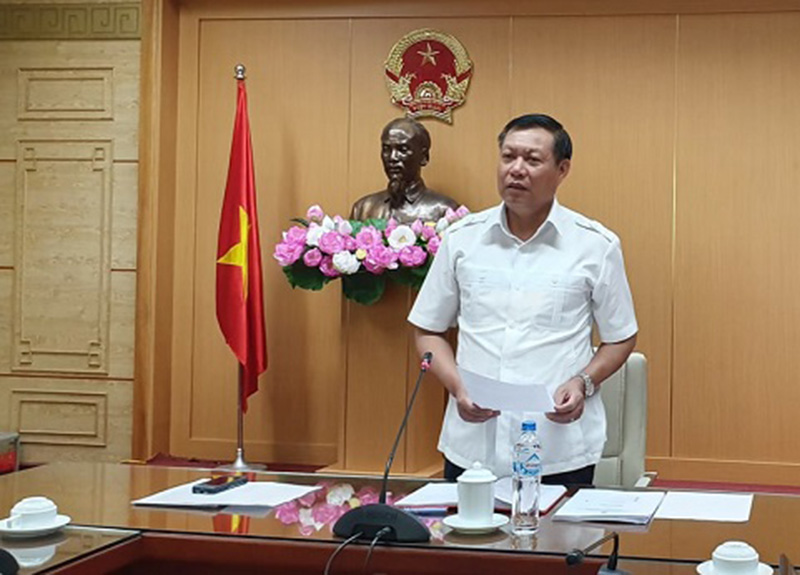 Đồng chí Đỗ Xuân Tuyên, Thứ trưởng Bộ Y tế phát biểu tại Hội nghị