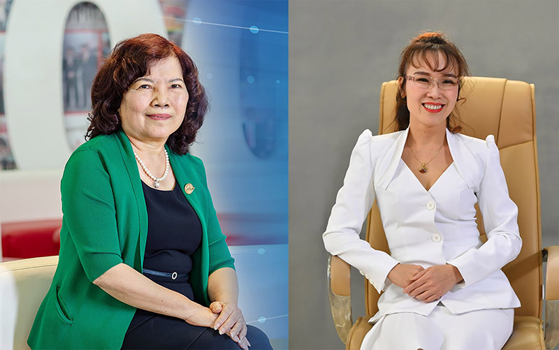 Hai nữ doanh nhân Nguyễn Thanh Hà và Nguyễn Thị Phương Thảo