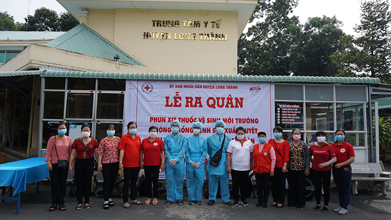Tổ công tác gồm có đại diện hội CTĐ huyện Long Thành, công ty Vedan và Trung tâm y tế dự phòng huyện Long Thành