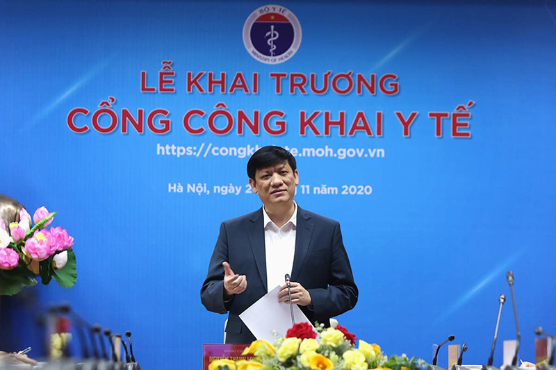 Bộ trưởng Nguyễn Thanh Long phát biểu tại buổi lễ