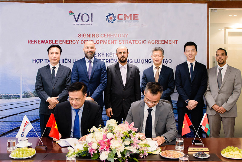 VOI và CME ký kết Thỏa thuận Hợp tác chiến lược trong lĩnh vực năng lượng tái tạo.