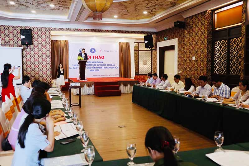 Hội thảo triển khai Dự án tăng cường chăm sóc sức khỏe ban đầu tại Khánh Hòa