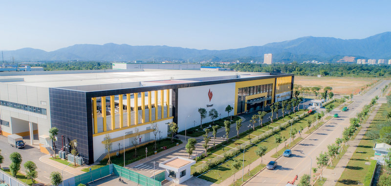 Toàn cảnh nhà máy Vsmart tại Khu công nghệ cao Hoà Lạc.