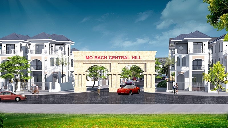 Cổng chào Dự án Mỏ Bạch Central Hill - TP Thái Nguyên