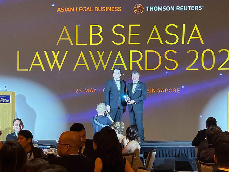 KPMG Law Việt Nam được nêu tên tại hạng mục The Rising Law Firm of the Year tại lễ trao giải doanh nghiệp Luật Xuất sắc Khu vực Đông Nam Á 2022 (Asia Legal Business South East Asia Law Awards 2022)