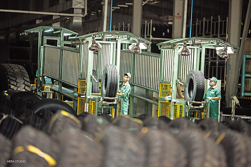 Cao su Đà Nẵng là doanh nghiệp đầu tiên nghiên cứu, sản xuất lốp radial theo tiêu chuẩn quốc tế
