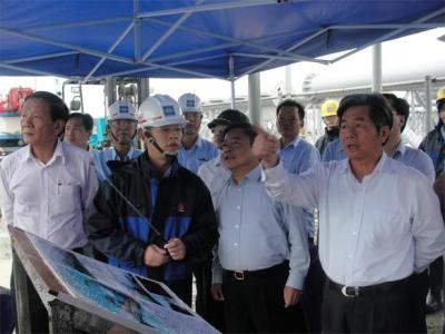 Bộ trưởng Bùi Quang Vinh trao đổi về tiến độ, quy hoạch Cảng Sơn Dương tháng 9/2014