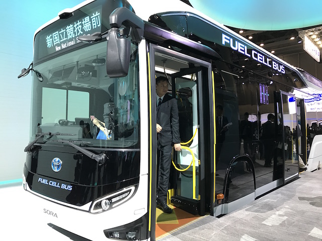 Có 100 chiếc xe bus Fuel Cell Sora được sản xuất trong năm nay