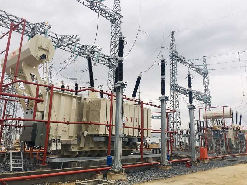 Trạm 220 kV Ninh Phước vừa được đóng điện sáng ngày 29/6/2020