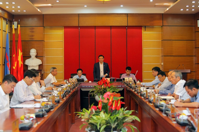 Tổng giám đốc PVN Lê Mạnh Hùng phát biểu tại họp giao ban tháng 7/2020