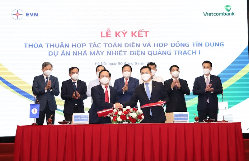 Vietcombank cho EVN vày 27.000 tỷ đồng xây dựng Nhà máy nhiệt điện Quảng Trạch 1 