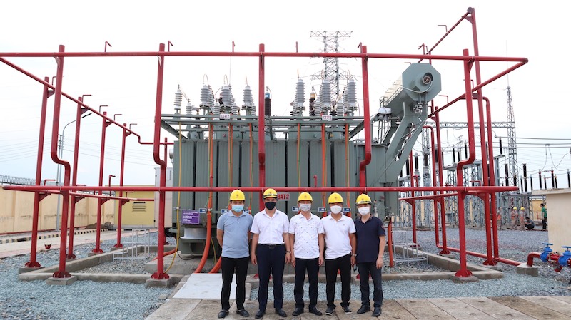 BA3 đóng điện thành công máy biến áp T2 trạm biến áp 110 kV Hưng Nguyên, tỉnh Nghệ An. 