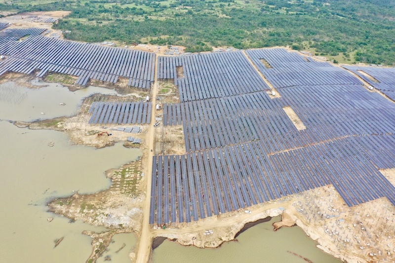 Nhà máy điện mặt trời Thiên Tân 1.2 có công suất 100 MWp đã hoà lưới điện quốc gia ngày 31/12/2020
