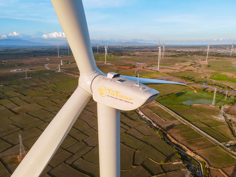 T&T Group hướng mục tiêu trở thành nhà phát triển điện gió hàng đầu Việt Nam trong tương lai