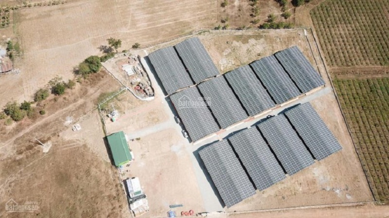 Một trang trại nông nghiệp công nghệ cao 4.0 tích hợp năng lượng mặt trời 2MW mặt tiền Quốc lộ 27B tại tỉnh Ninh Thuận được rao bán công khai 