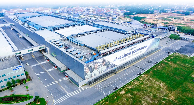 Công ty TNHH Samsung Electronics Vietnam Thái Nguyên có mức tiêu thụ năng lượng quy đổi là 205.810 TOE năm 2020