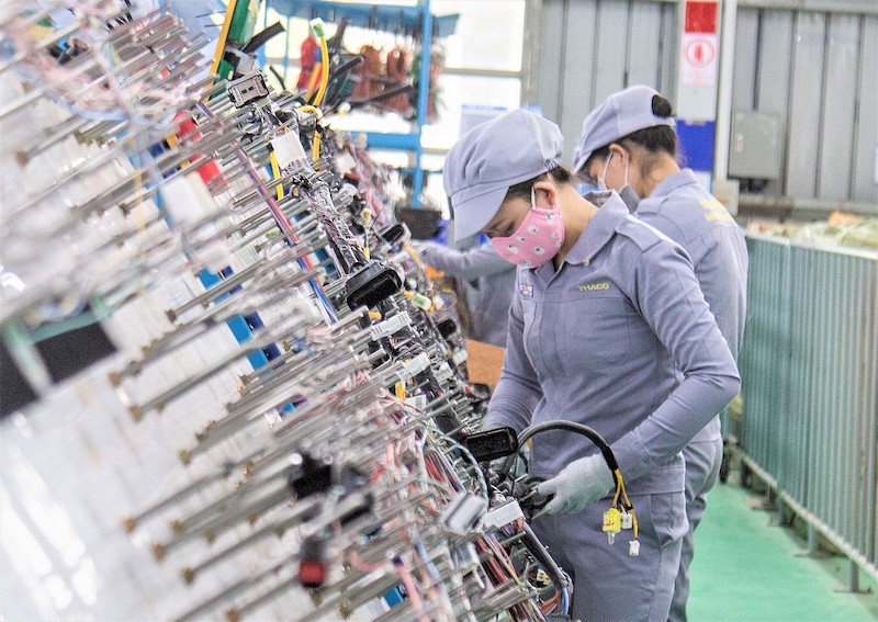 Xưởng lắp ráp dây điện cho ô tô 
