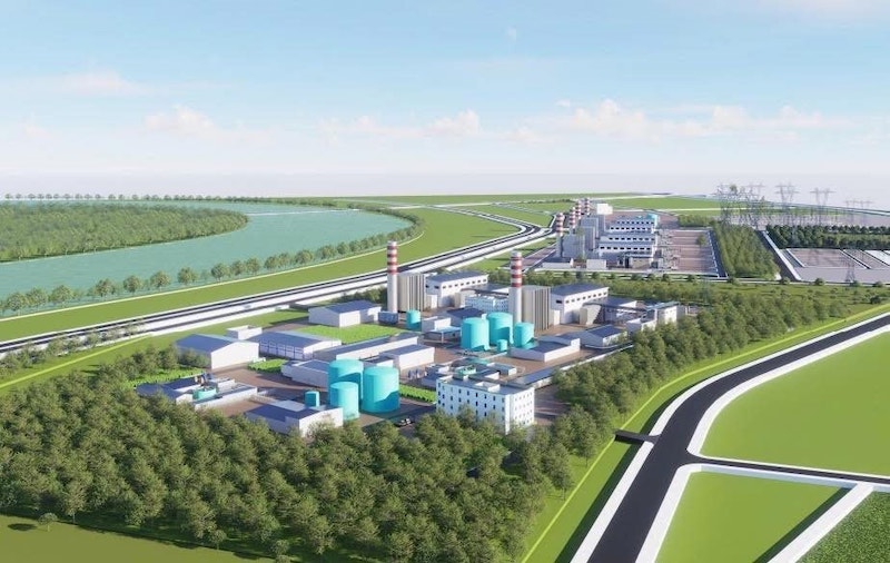 Mô hình Dự án điện khí LNG Hải Phòng 4.800 MW