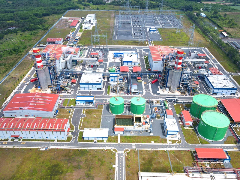 Toàn cảnh Nhà máy nhiệt điện Nhơn Trạch 3&4. 