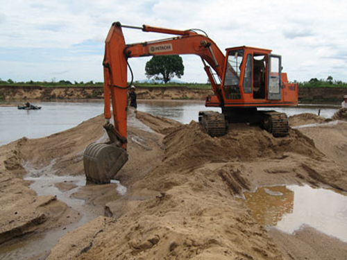 Các mỏ cát trên địa bà Hà Nội sẽ được thăm dò đánh giá trữ lượng, chất lượng khoáng sản (Ảnh: Internet)