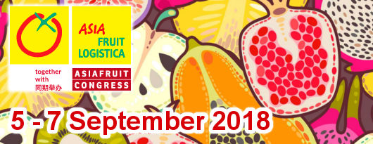 “Hội chợ rau quả Asia Fruit Logistica 2018” được tổ chức vào tháng 9/2018 tại Hồng Kong