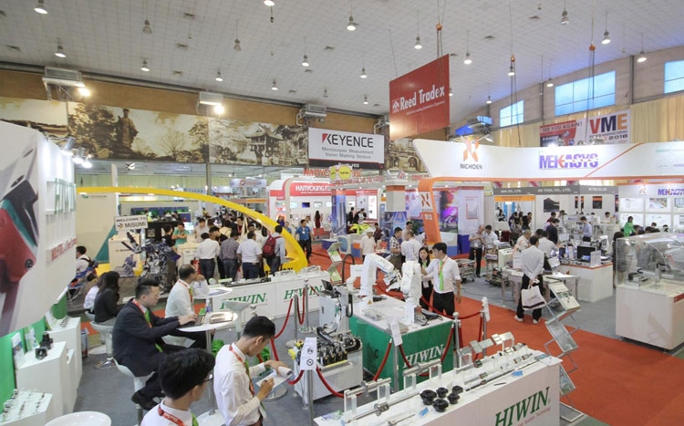 Vietnam Manufacturing Expo 2017 đã thu hút hơn 8.974 nhà công nghiệp đến từ 37 quốc gia (Ảnh: Internet)    